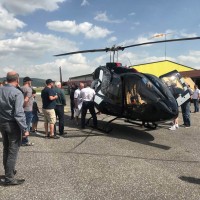 Předvení nového typu vrtulníku Bell 505